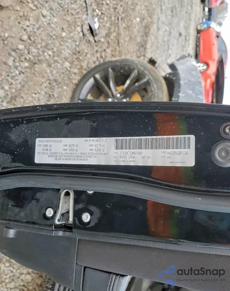 2017 Dodge Charger R/T z USA, uszkodzony, nr VIN 2C3CDXCT1HH603180